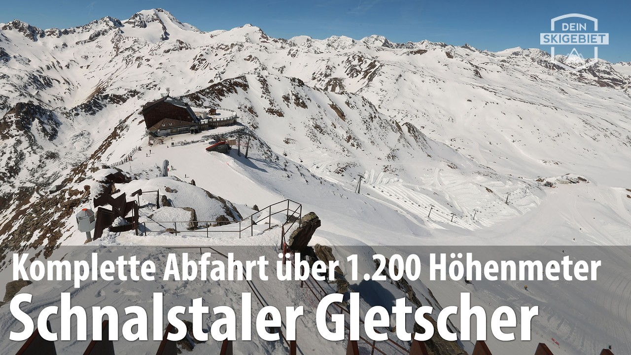 Schnalstaler Gletscher: Komplette Abfahrt von 3.212 Metern zur Talstation in Kurzras