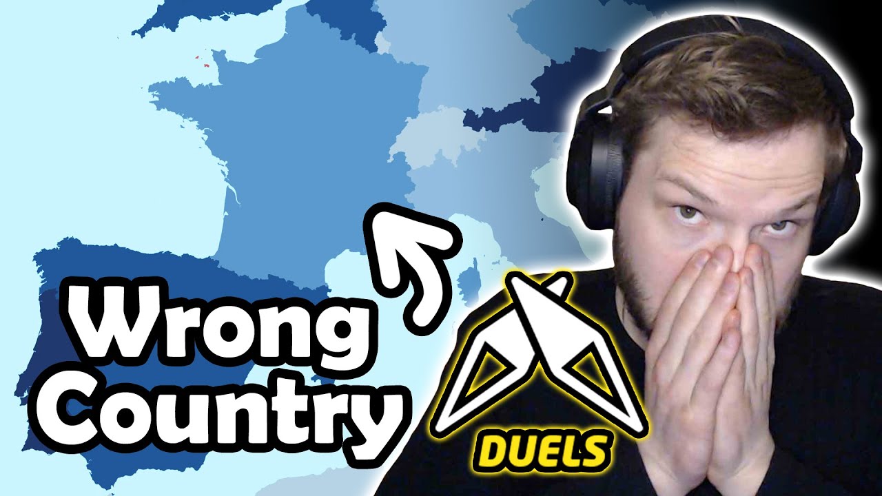Only WRONG COUNTRIES in Duels - GeoGuessr Gameplay