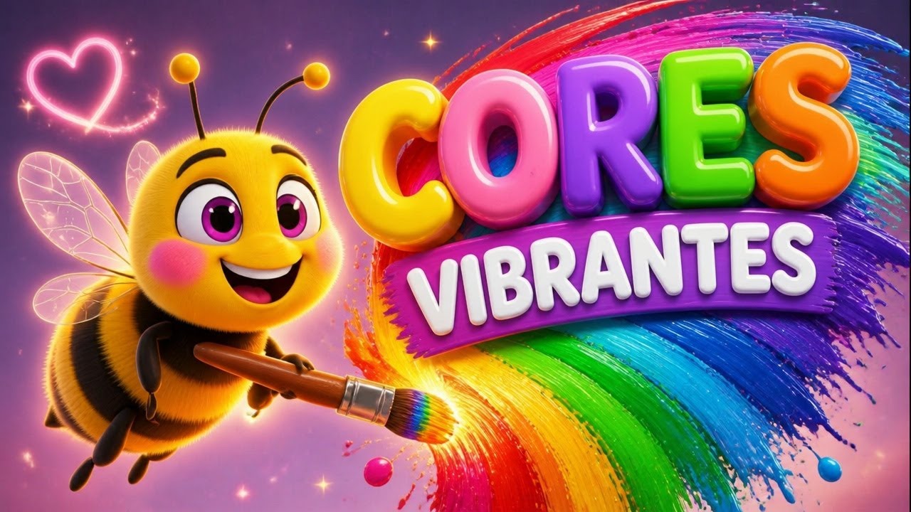 🐝 A ABELHINHA DAS CORES 🌈 | Aprenda as Cores com Flores | Música Infantil Animada | Bellguinha Kids