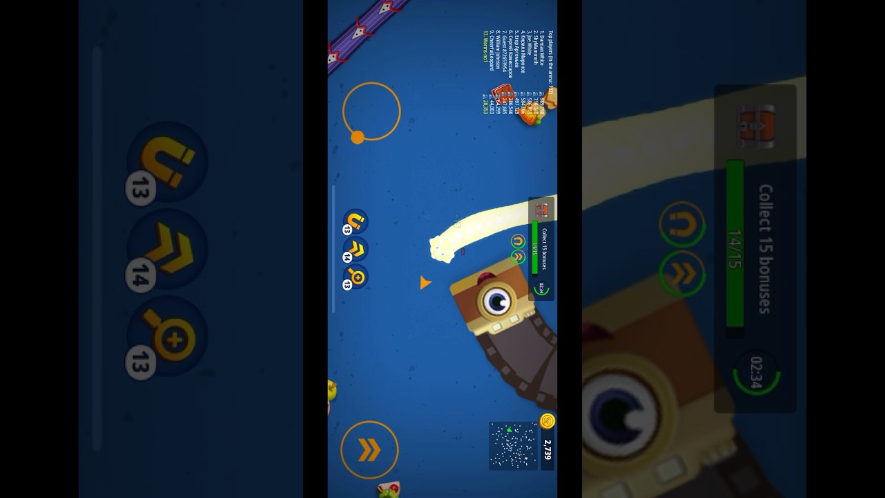 WORMS ZONE IO 2025 #5 KILL TOP 1 SNAKE #wormszone #wormszoneio #top1worm #wormszonetips #epickills