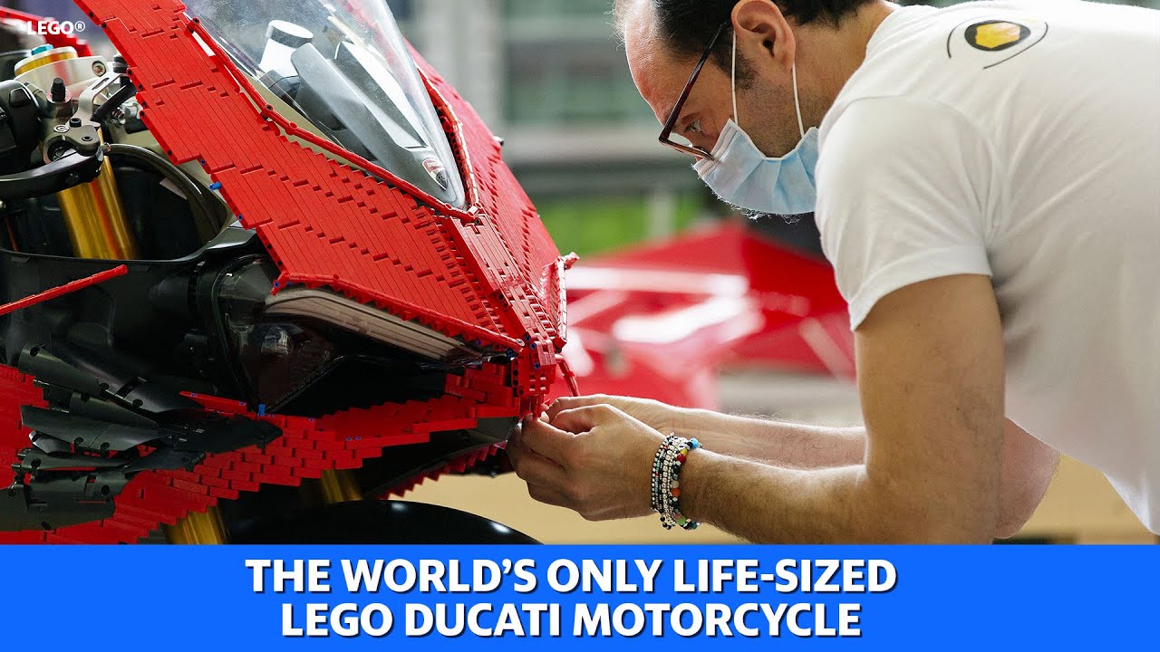 The world&rsquo;s only life-sized LEGO Ducati motorcycle