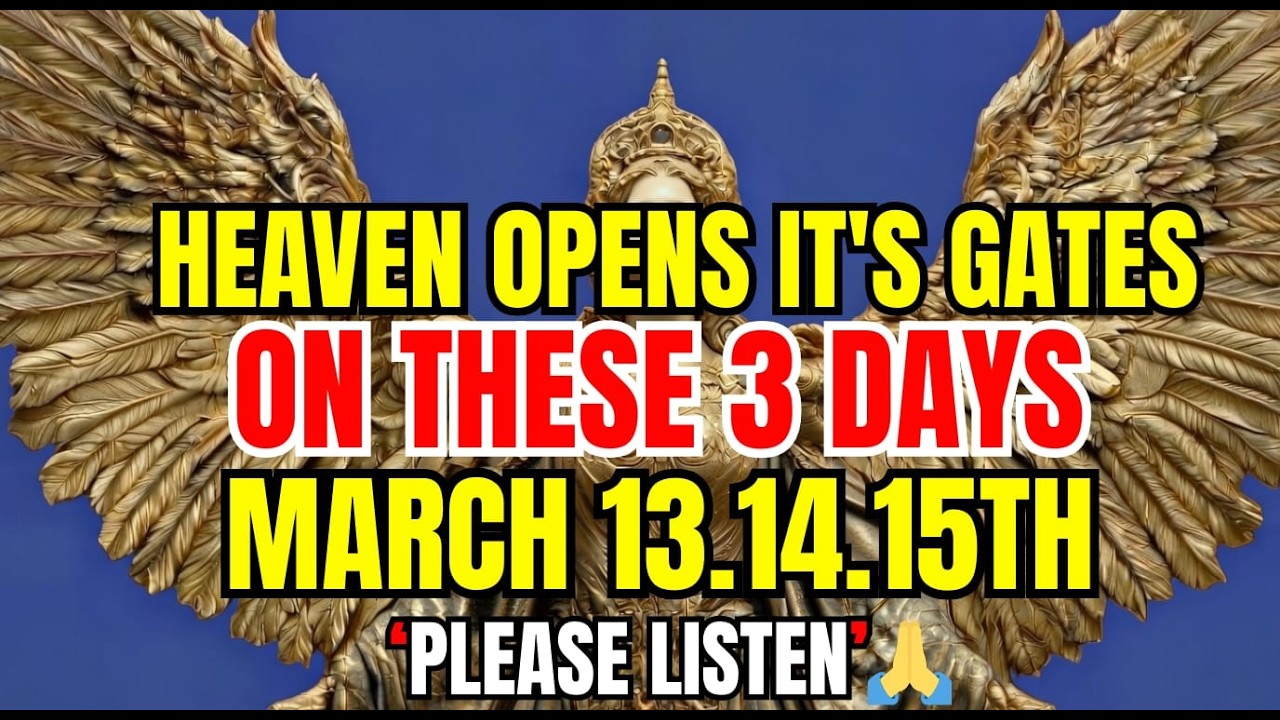 Chosen Ones, March 13, 14, 15 Are God-Set Dates — You Will Regret Ignoring This Warning...!