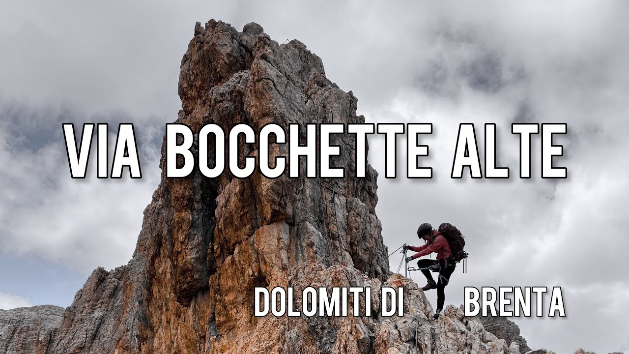 Via Bocchette Alte - Brenta Dolomiten - eine der schönsten Klettersteig Etappen im Detail (4K)