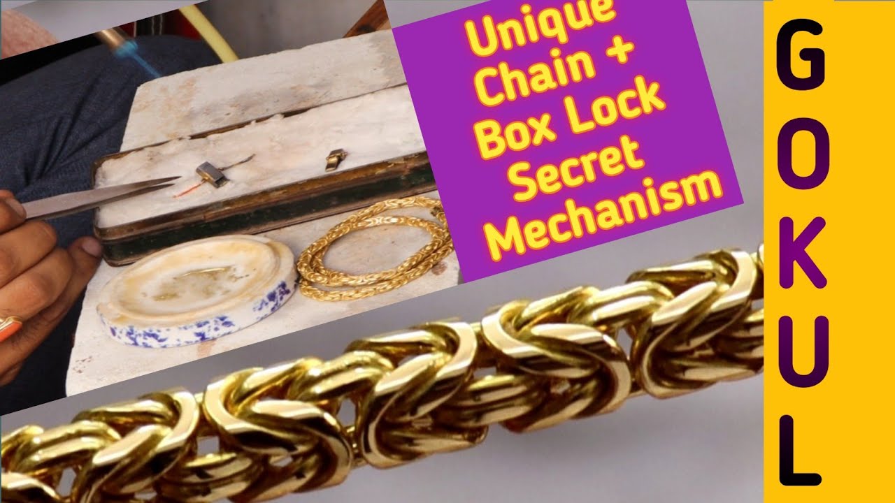 Gold Chain Making Secret | Box Clasp Lock Mechanism #Clasplock #goldchainmaking