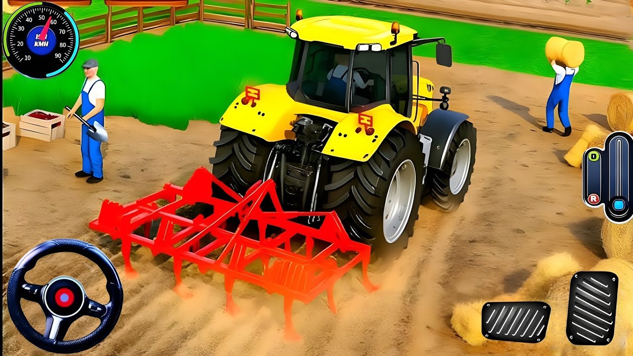 Modern Tractor Farming Driving Simulator 3D - New Tractor Games -Android Gameplay