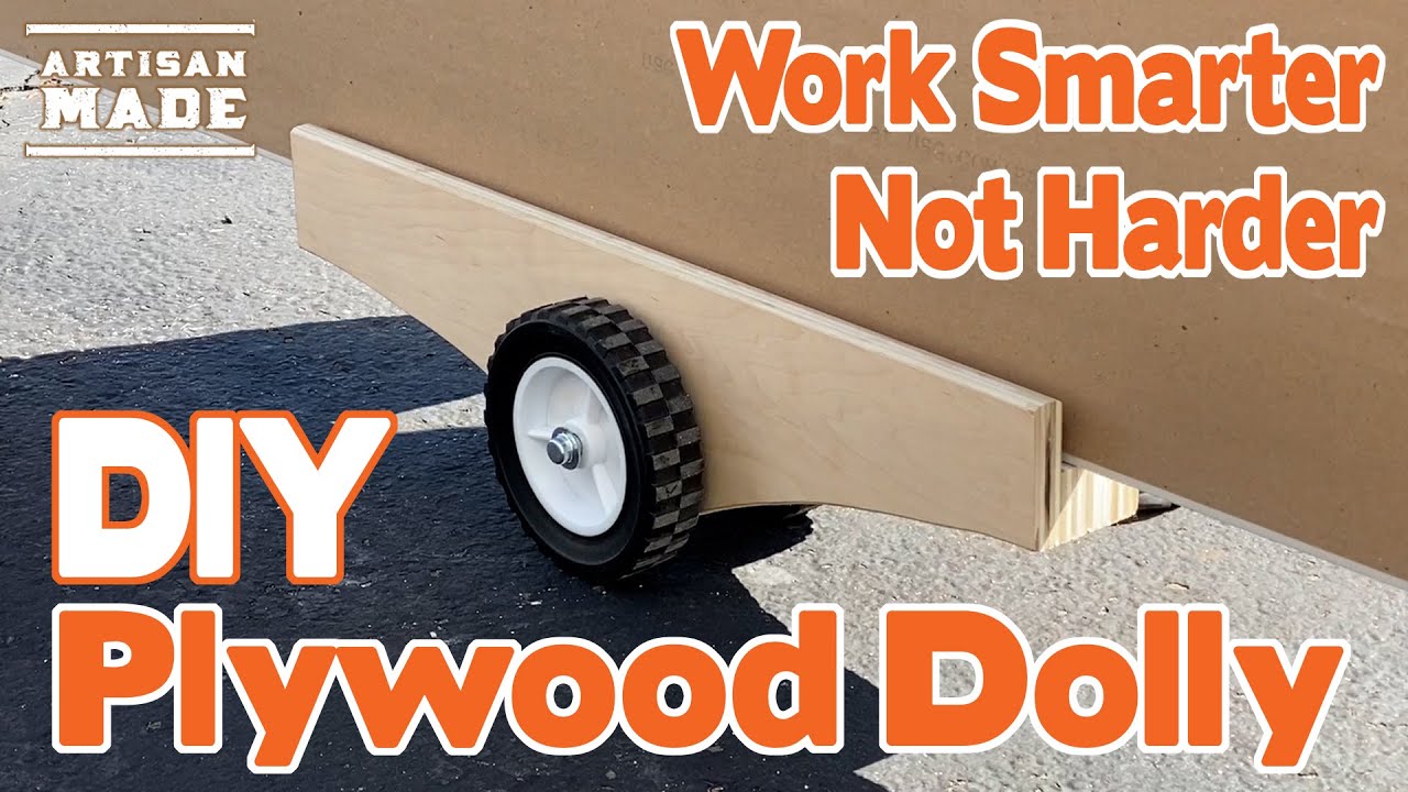 DIY Plywood Dolly / Drywall Cart / Woodworking