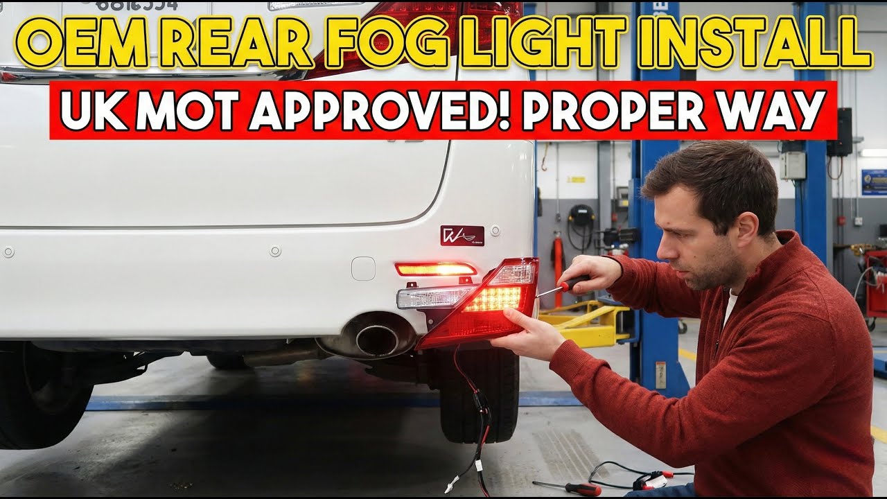 Passed the MOT - Toyota Alphard/Vellfire OEM Fog Light Installation