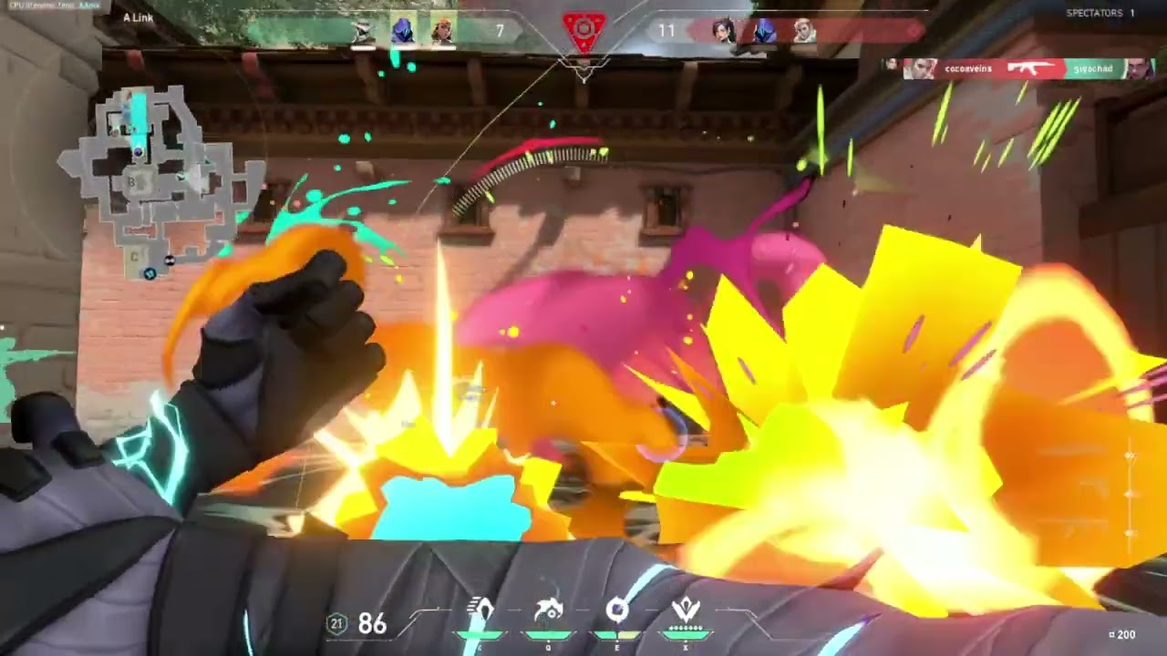 Valorant Plat Lobby - INSANE come back #gaming #fyp #valorant