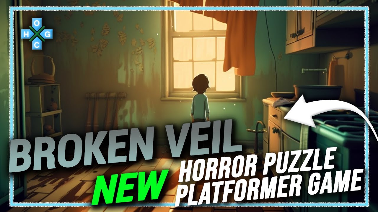 New Horror Puzzle Platformer Game - Broken Veil Gameplay, Walkthrough, Letsplay ▲One Hour Gameplay