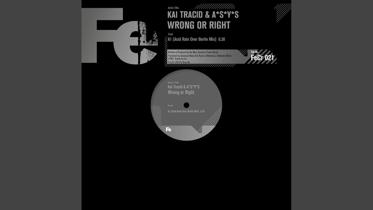 Wrong or Right (Acid Rain over Berlin Mix)