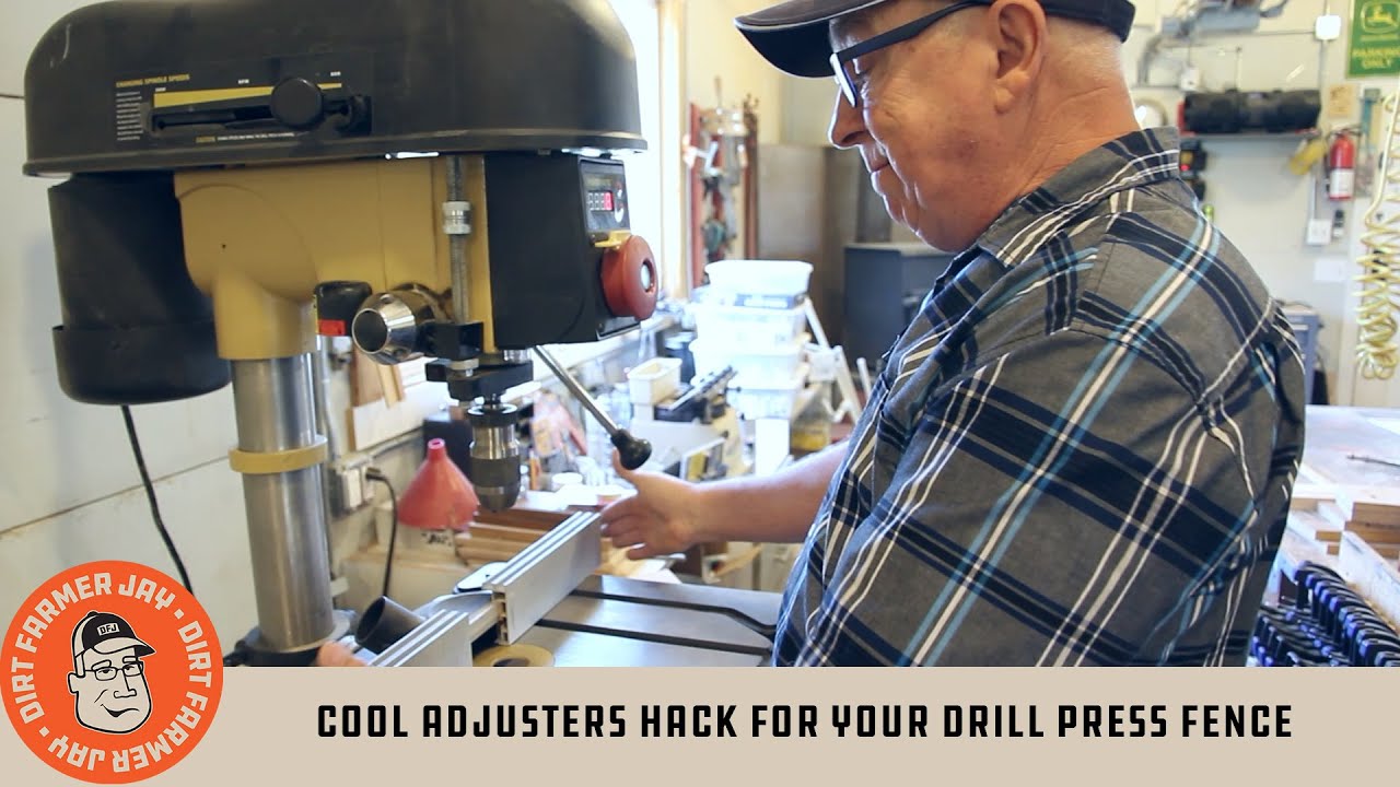 Fast Drill Press Fence Upgrade
