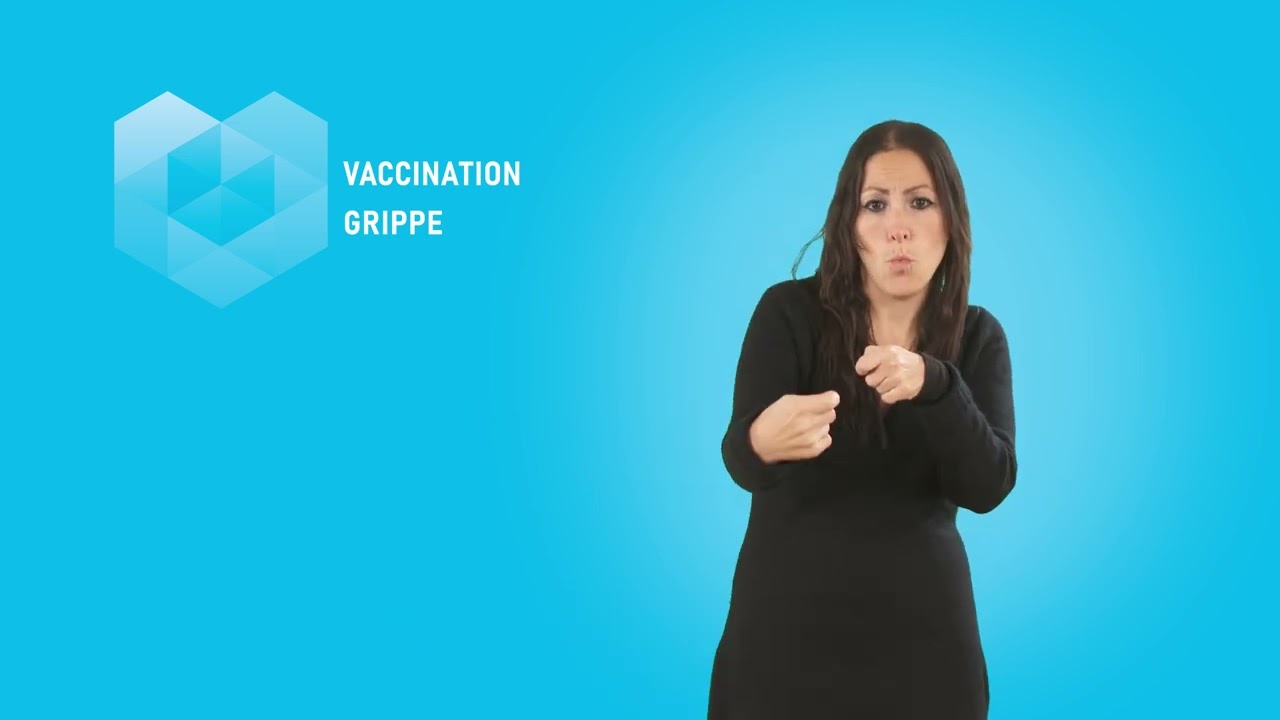Vaccination grippe – Langue des signes