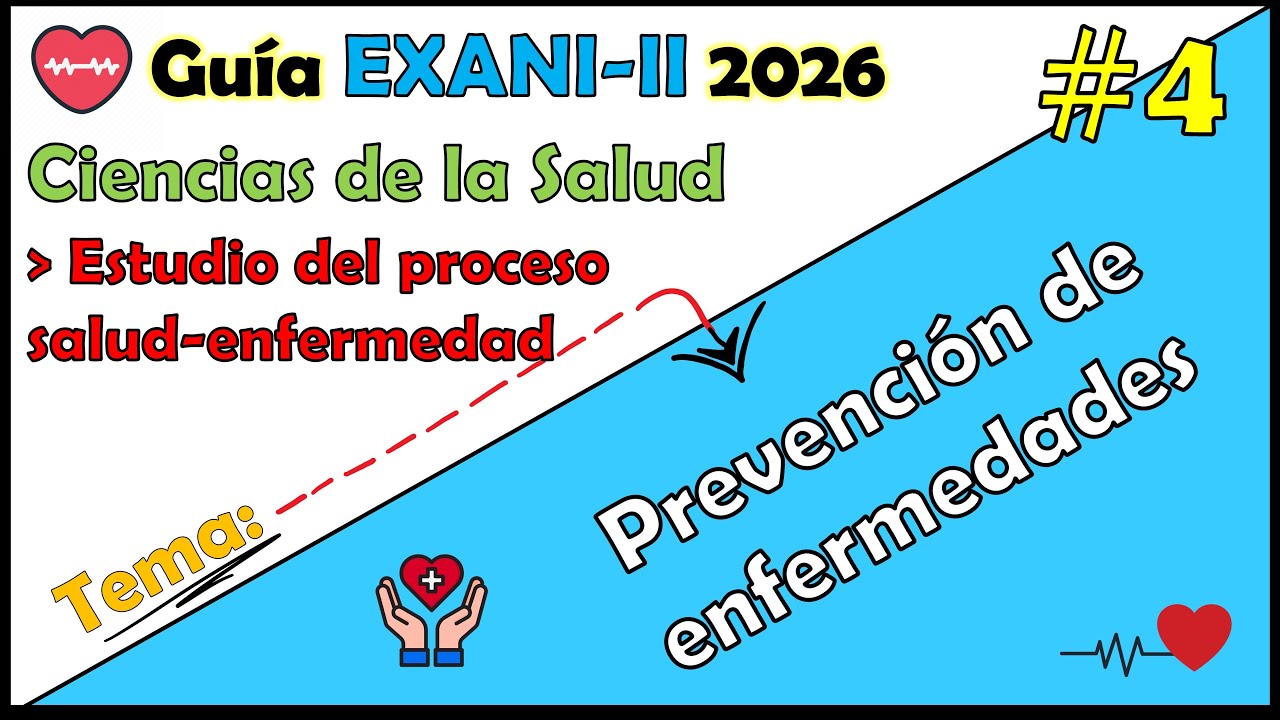 Curso EXANI II 2026 Ciencias de la Salud: Prevención de enfermedades #4