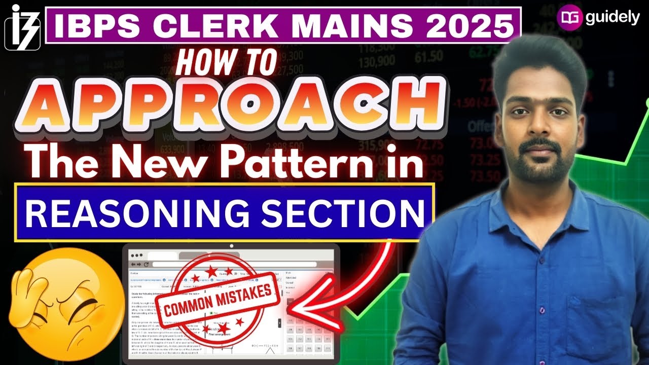 IBPS CLERK MAINS REASONING ATTEMPT STRATEGY | HOW TO APPROACH SEC A & B | by Mr. SK sir
