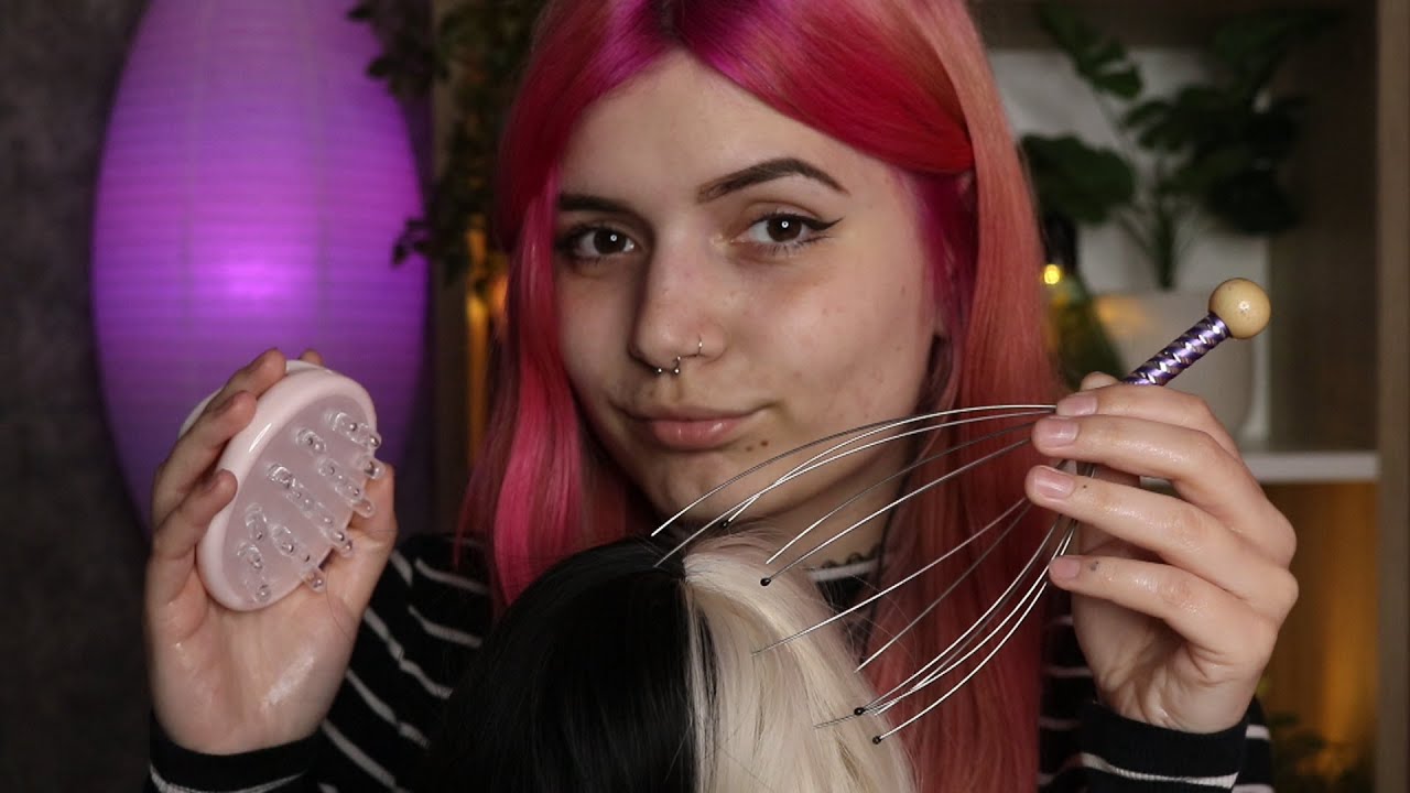 (Magyar ASMR) Relaxáló fejmasszázs