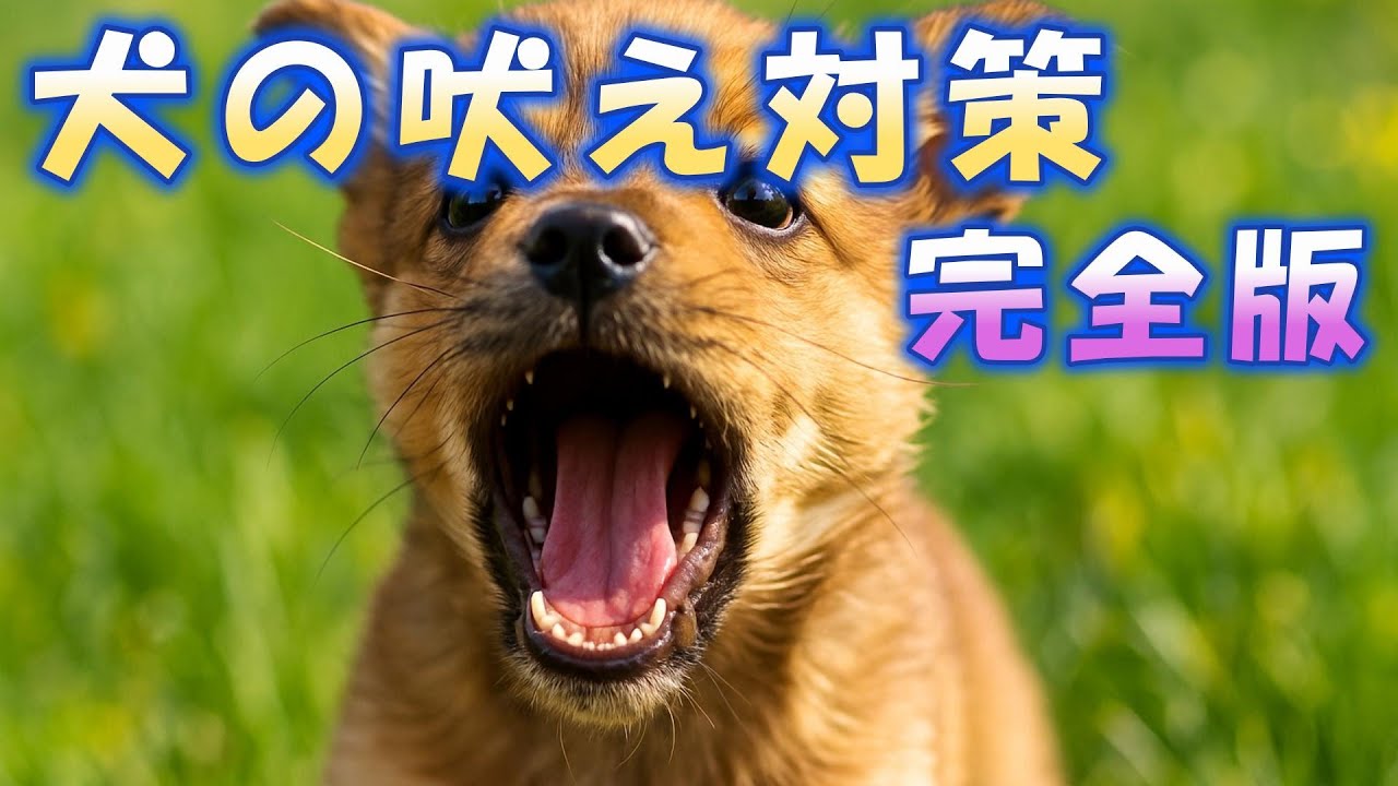 【完全版】魂込めました！これを見れば愛犬の吠えの原因と対策が分かって改善する♪誰でも出来る秘策を教えます！