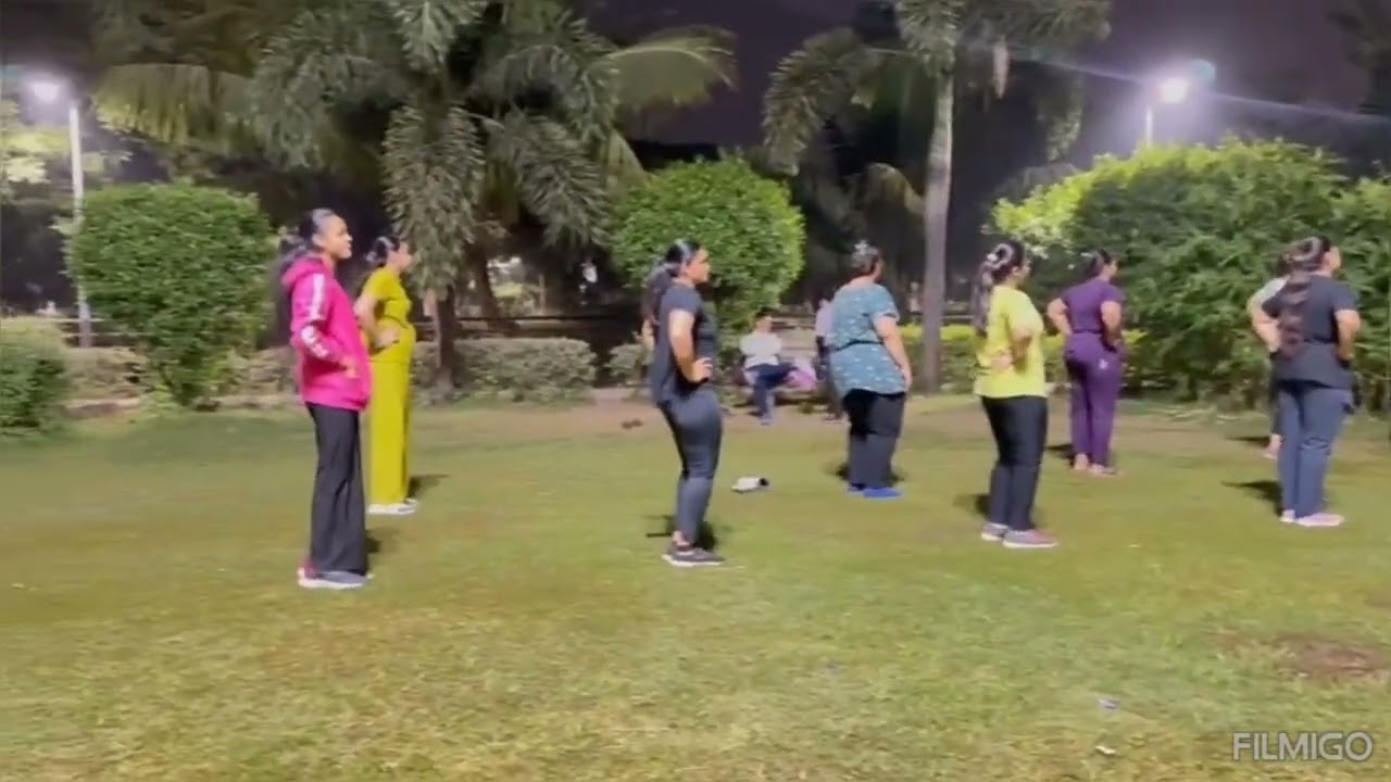 Happy morning club # Free # Aerobics # Yoga # Mediteshan # Garba 