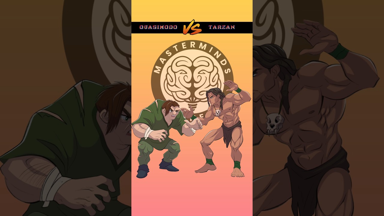 Quasimodo vs. Tarzan Ultimate Disney Fan Art