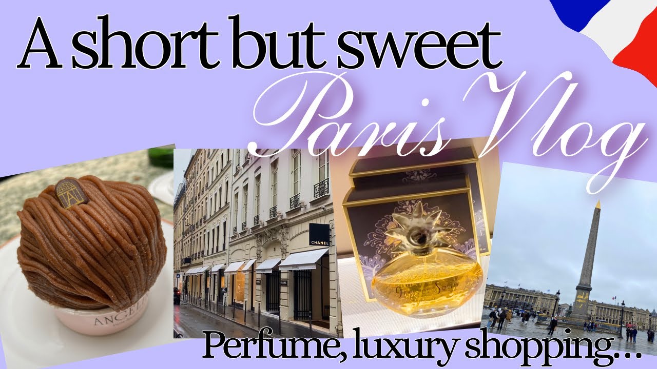 Come along to rainy Paris ☔️ | Perfume shopping, luxury window shopping & Coco’s favourite café