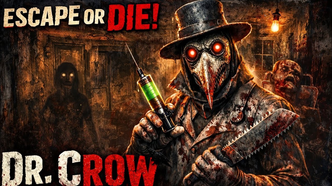 Dr Crow Ne Ghar Me Kya Chhupaya Hai? 😱 | Scary Horror Game#drcrow #horrorgame #scarygame #gaming 
