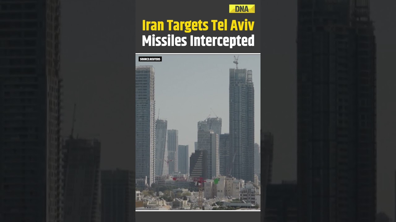 Iran Israel War: Missiles Rain Over Tel Aviv As Iran Strikes Israel's Heart | Iron Dome Activated
