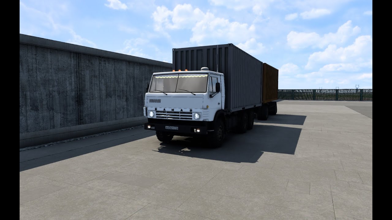 ETS 2. КАМАЗ 53212. Казахстан. Атырау - Макат. Зерно.