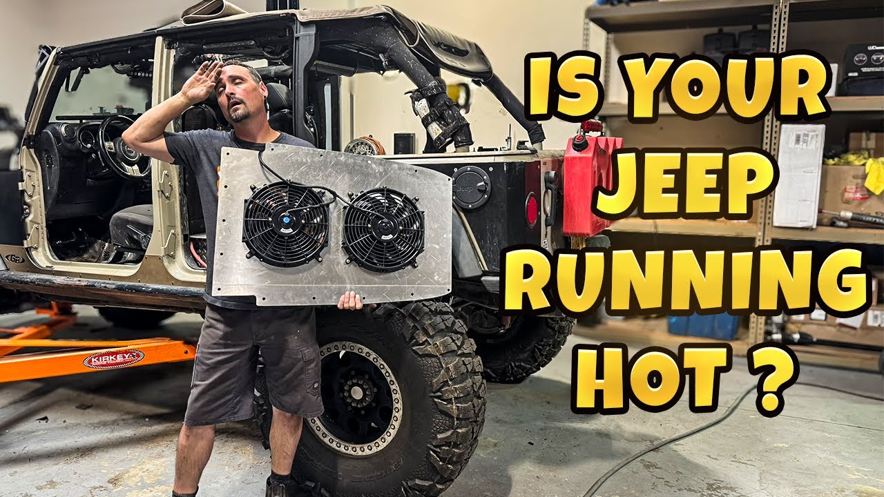 УСТРАНЕНИЕ ТЕПЛА В МОТОРНОМ ОТСЕКЕ JEEP JK | Модернизация вентилируемого капота