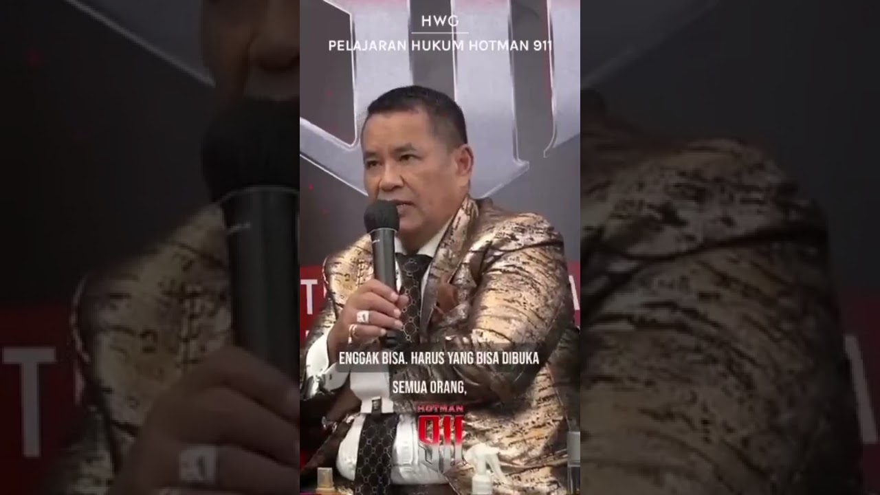 penjelasan  hukum pencemaran nama baik    oleh HOTMAN PARIS