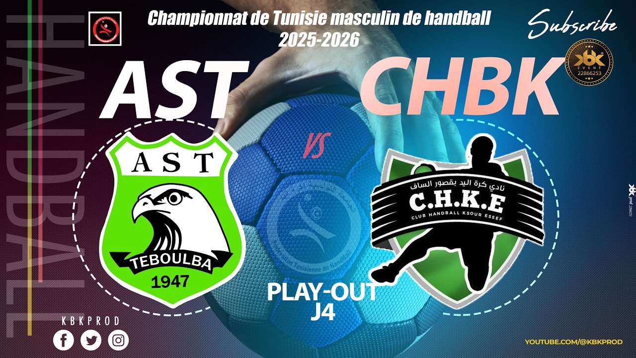 🇹🇳 J4🤾PLAY-OUT🏆🇹🇳 #aigle_s_teboulba  🆚 #CLUB_KSOUR_ESSEF  #D'Elite HAND Tunisie 25-26#FTHB