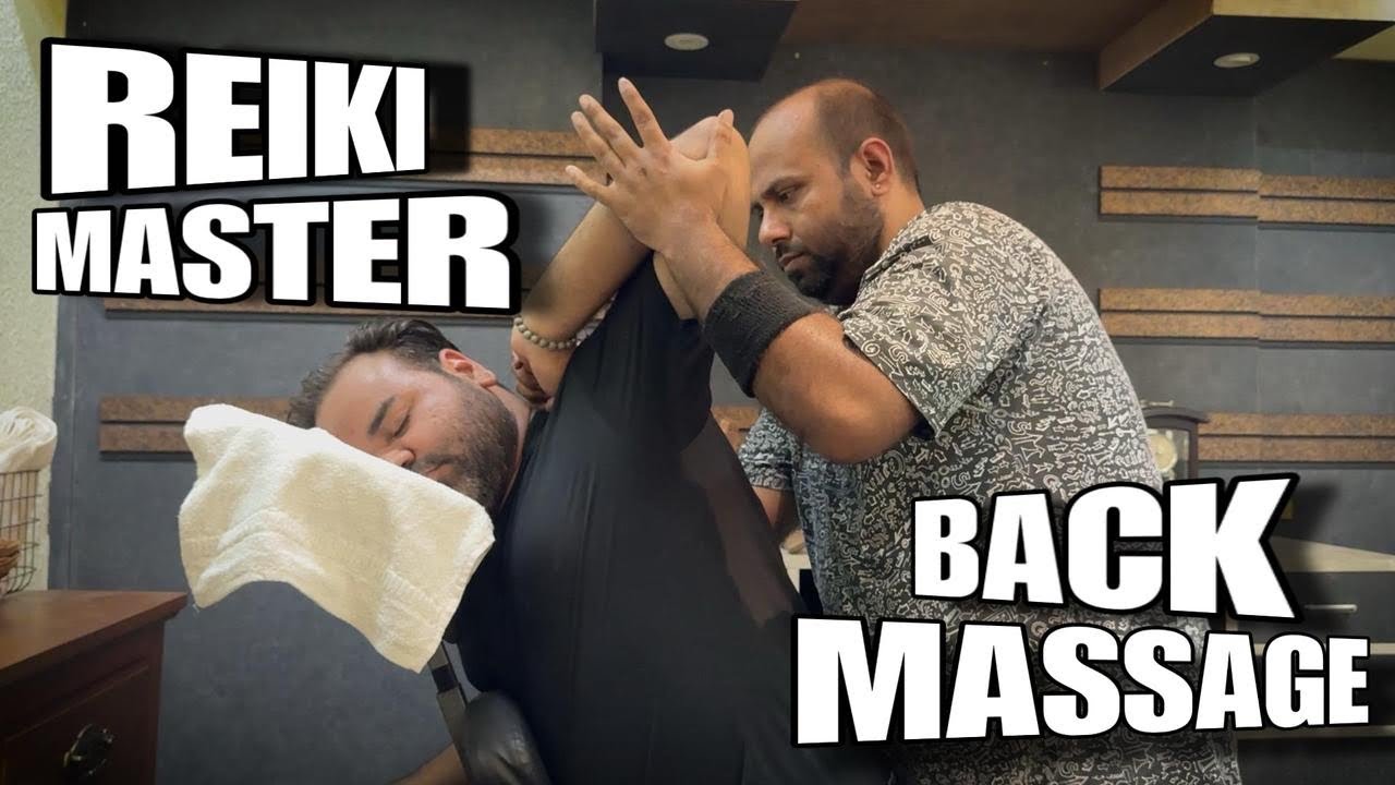 ASMR Deep Tissue Back Massage By ReikiMaster 