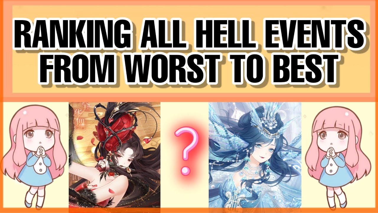 LOVE NIKKI ✺ Ranking every Hell Event ✺ Top 15 Hell Events