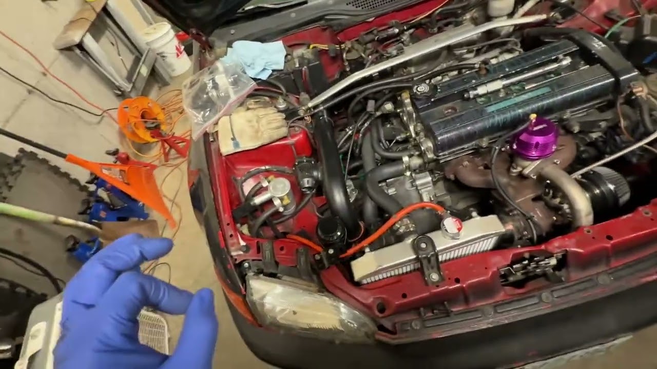 92 Civic Hatchback: Broken Oil Line Blues
