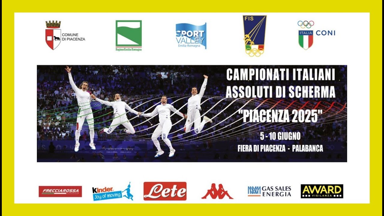 Campionati Italiani assoluti - PIACENZA - pedana 7 - 9 giugno 2025