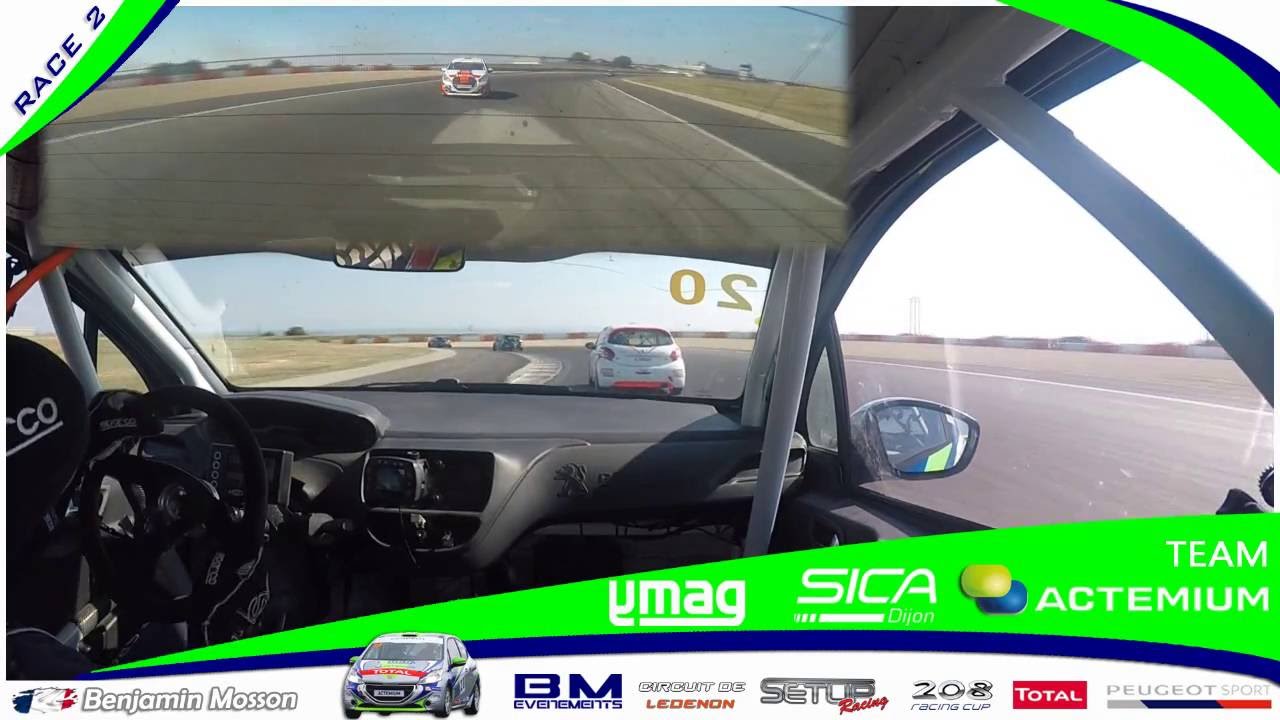 Ledenon 2016 Course 2 - 208 Racing Cup - Benjamin Mosson