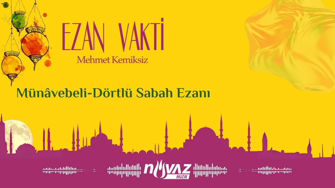 Mehmet Kemiksiz - M&uuml;n&acirc;vebeli D&ouml;rtl&uuml; Sabah Ezanı | Ezan Vakti Alb&uuml;m&uuml;nden