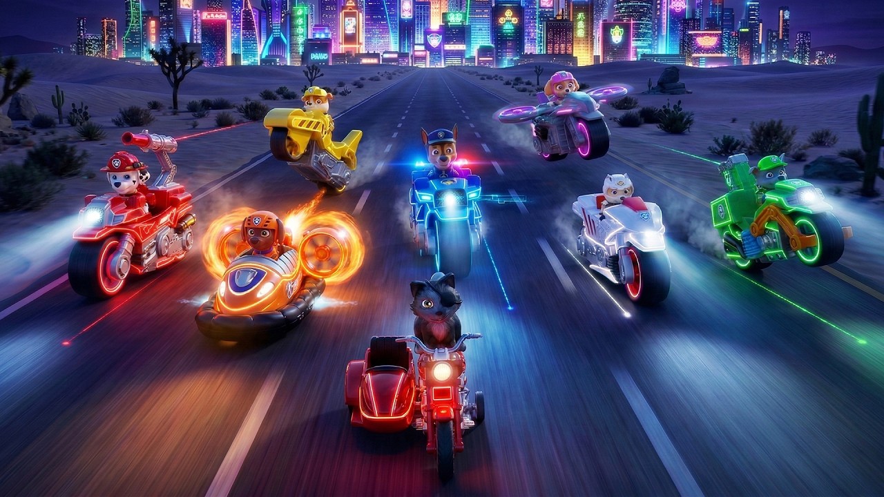 PAW Patrol Moto Chase Across the Highway! Moto Pups Unboxing | PAW Patrol | Toys Pretend Play