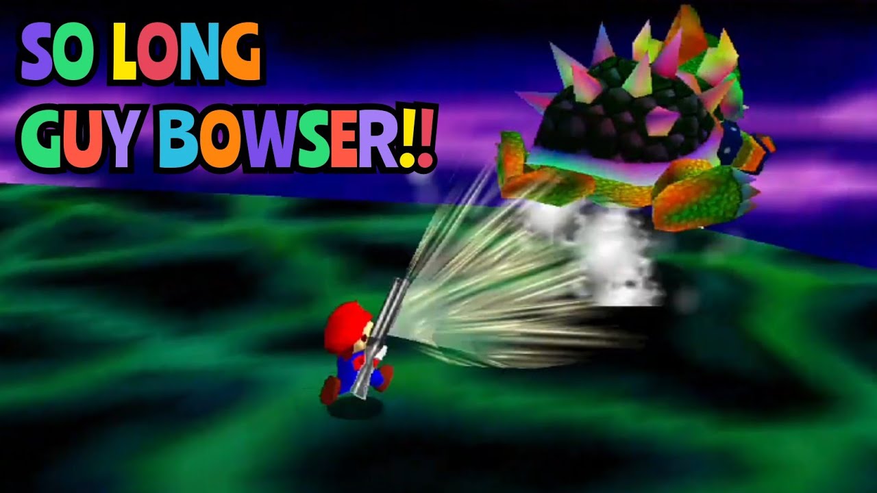 MARIO GOES FOR BOWSER AND HE HAS A SHOTGUN - 0 STARS GAME