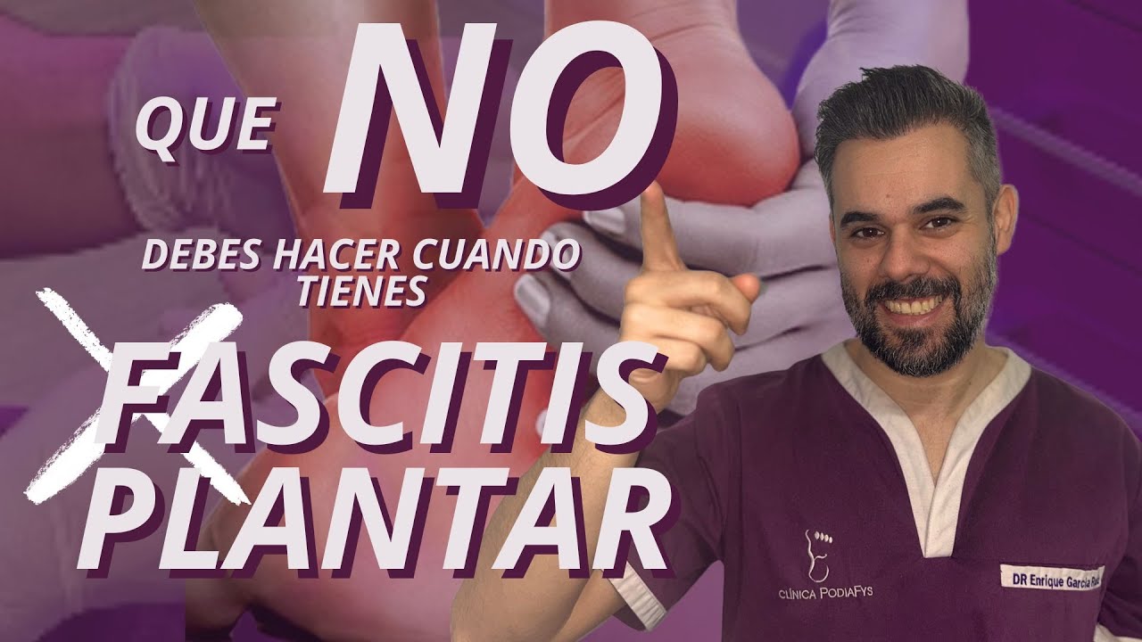 🚨Que NO debes hacer cuando tienes FASCITIS PLANTAR 🚨