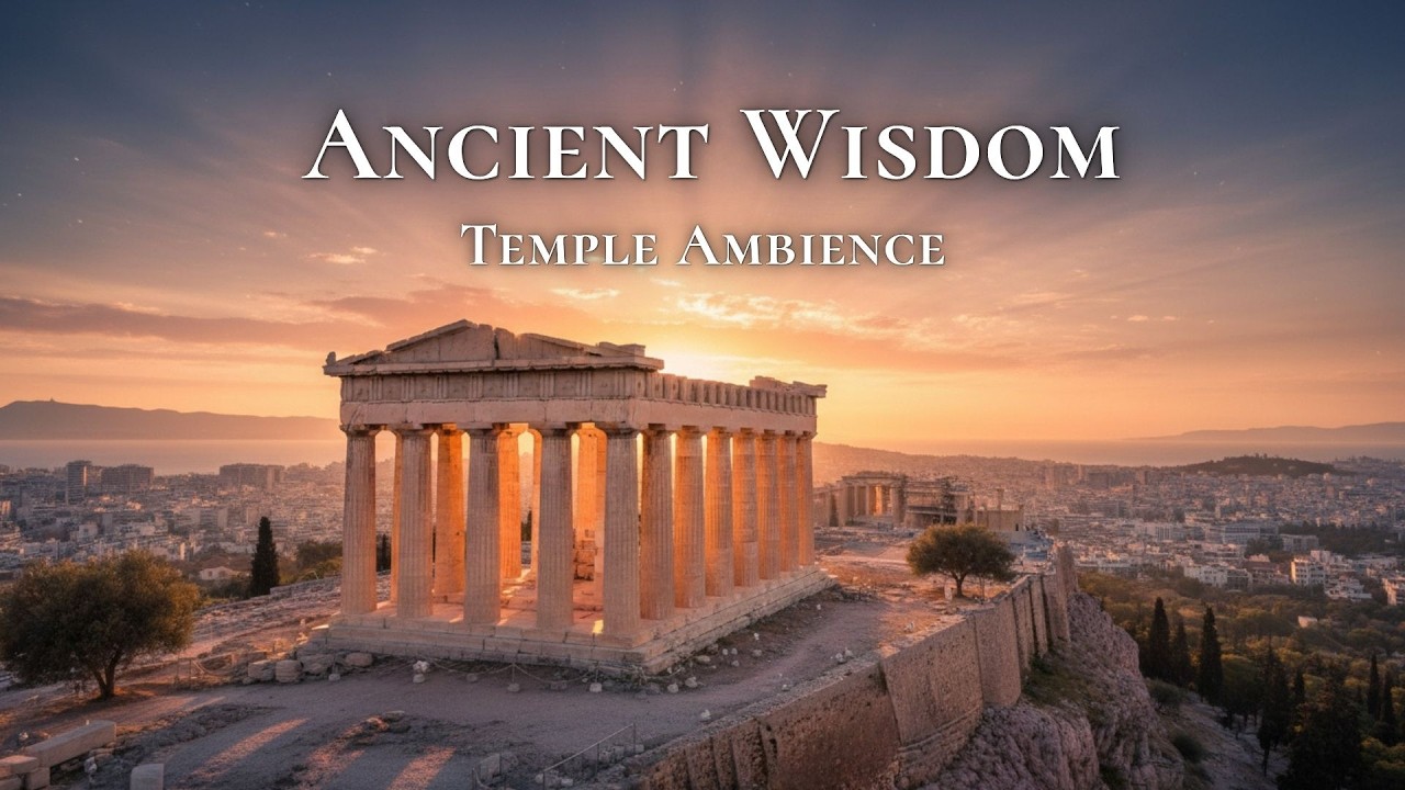 Where Time Feels Different | Athens Golden Hour – Ambient 🏛️🌅