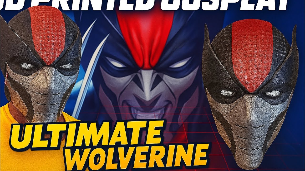 I 3D Printed Wolverine's Helmet but this has a secret you've never seen before