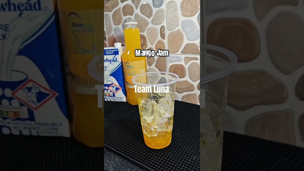Mango Fruity Milk #TeamLuna #fyp #negosyoidea #shurewin #fruitsyrup #syrup #fyp
