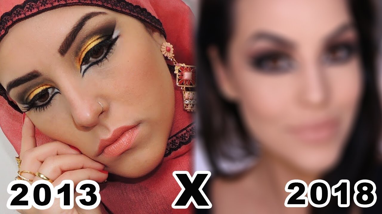 RECRIEI MINHA PRIMEIRA  E PIOR MAQUIAGEM ÁRABE - OLHA NO QUE DEU!