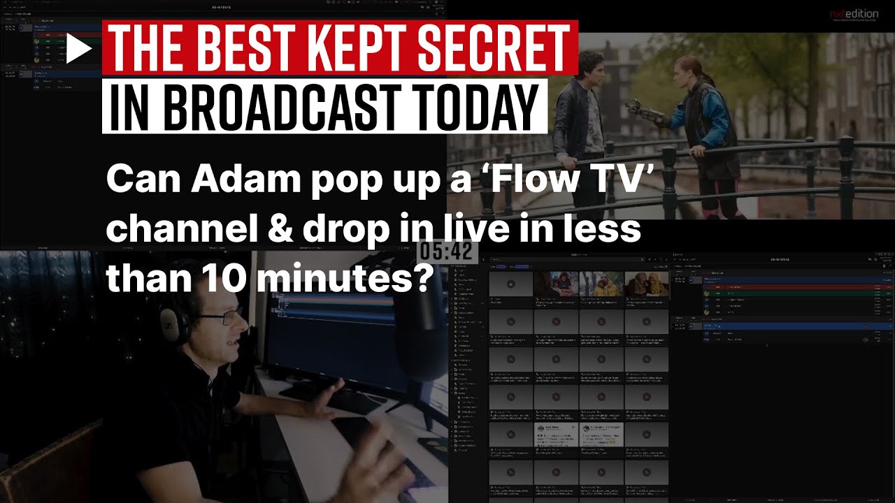 Playout 10 minute challenge: Can Adam pop-up a Flow TV channel?