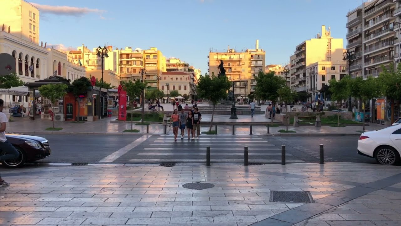 Greece, Patras, Evening Walk Tour in the Center