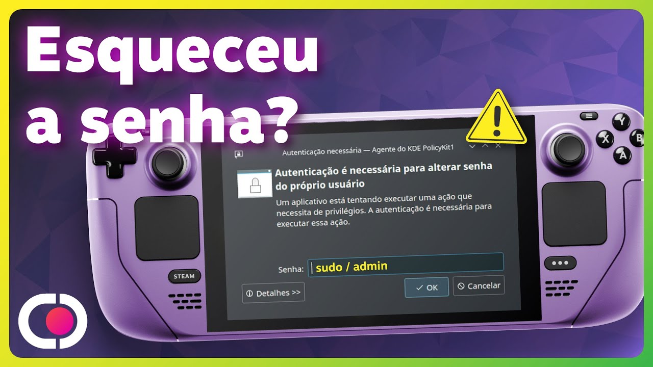Como RESETAR a senha Sudo/Admin no Steam Deck SEM PERDER NADA
