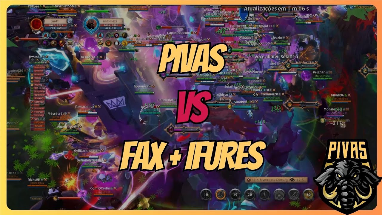 POV REALMBREAKER | PIVAS + MAGA vs FAX + IFures | ALBION ZVZ
