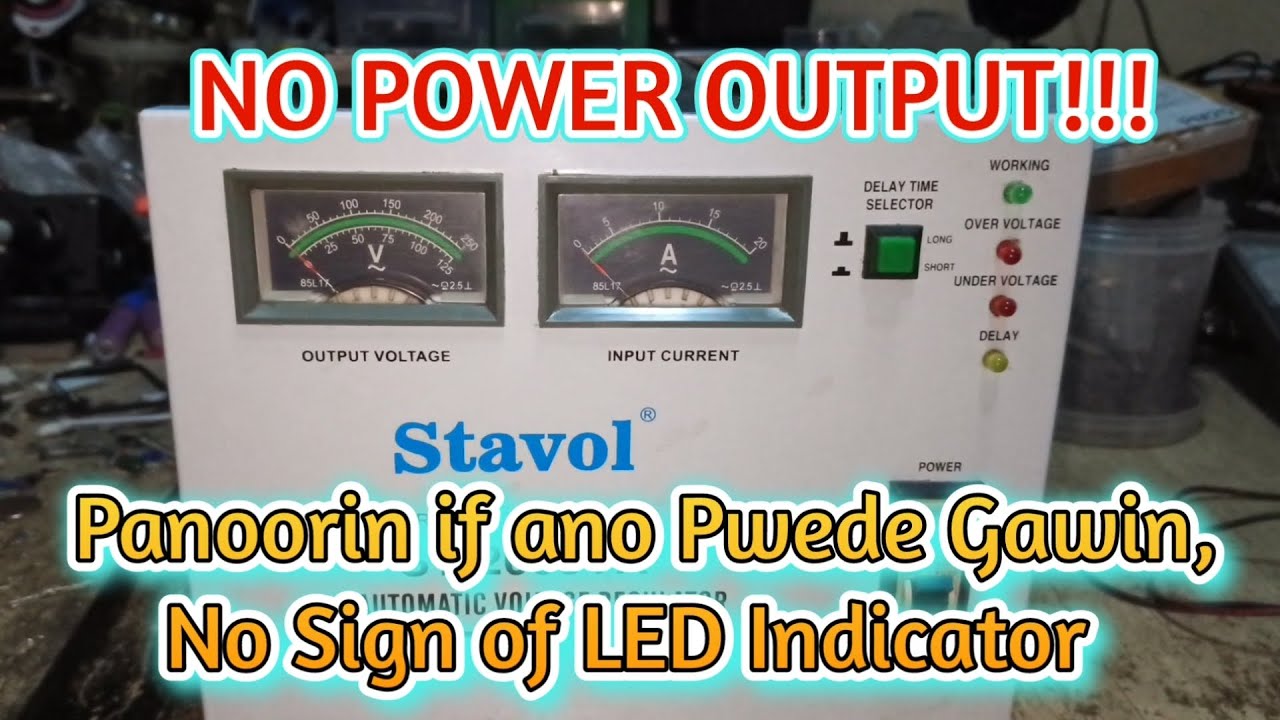 Stavol AVR 2kw No Power Output Problem, Panoorin Paano Ayusin! #share #avr #repair