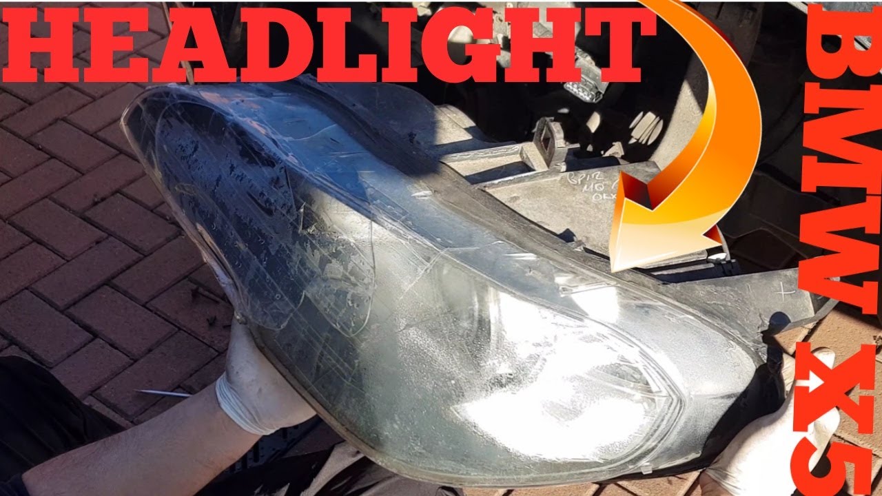 HOW TO REMOVE BMW X5 E70 HEADLIGHT