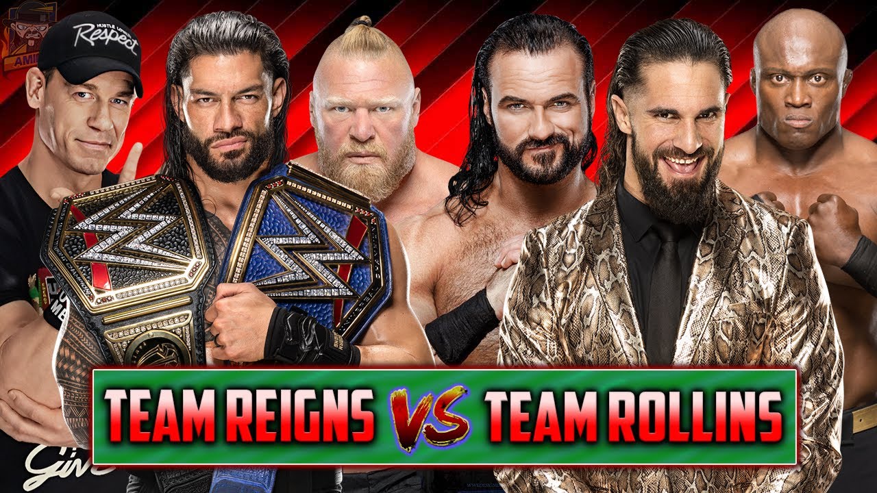 Insane WWE 2K23 Match: Reigns, Cena & Lesnar vs Rollins, McIntyre & Lashley