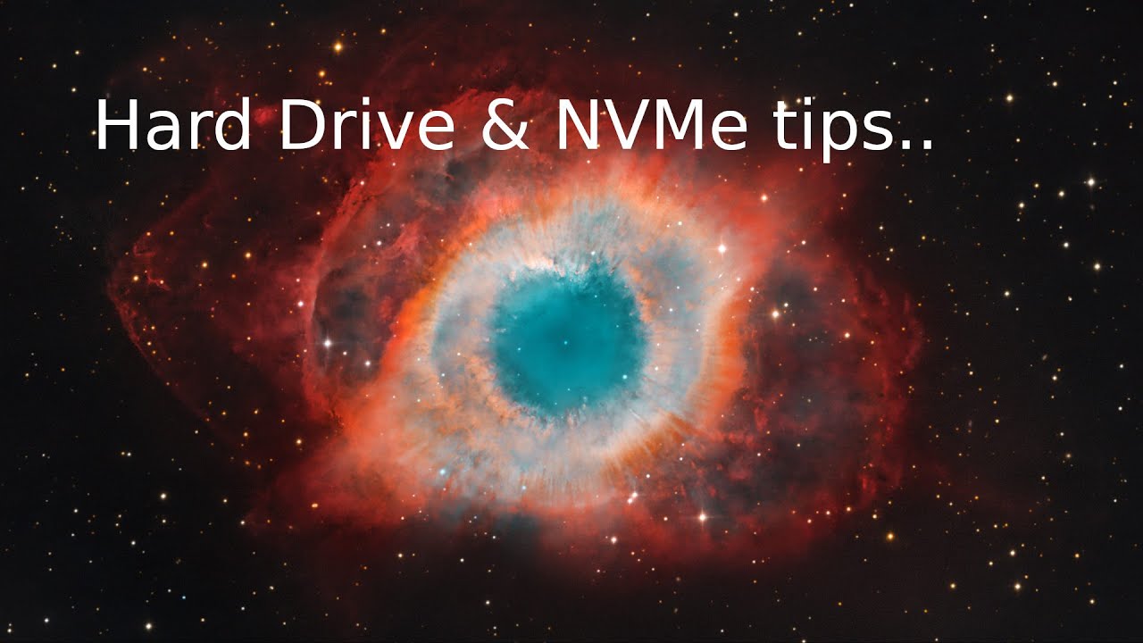 Linux Hard Drives & NVMe information ...for seniors
